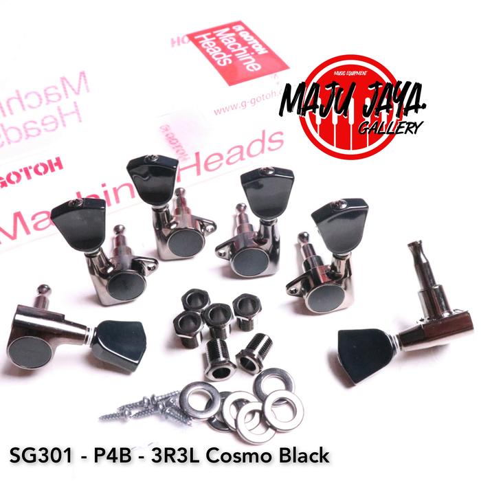 Gambar dryer gitar elektrik gotoh SG301 3R-3L No gibson epiphone grover cort - cosmo black dari Maju Jaya Gallery Music undefined Tokopedia
