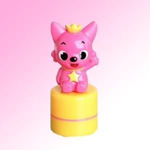 Gambar PinkFong Baby Shark Stickers/Toy Stamp/Stationery - ORI KOREA 100% - Pinkfong Stamp dari Aigoo Goodies undefined Tokopedia