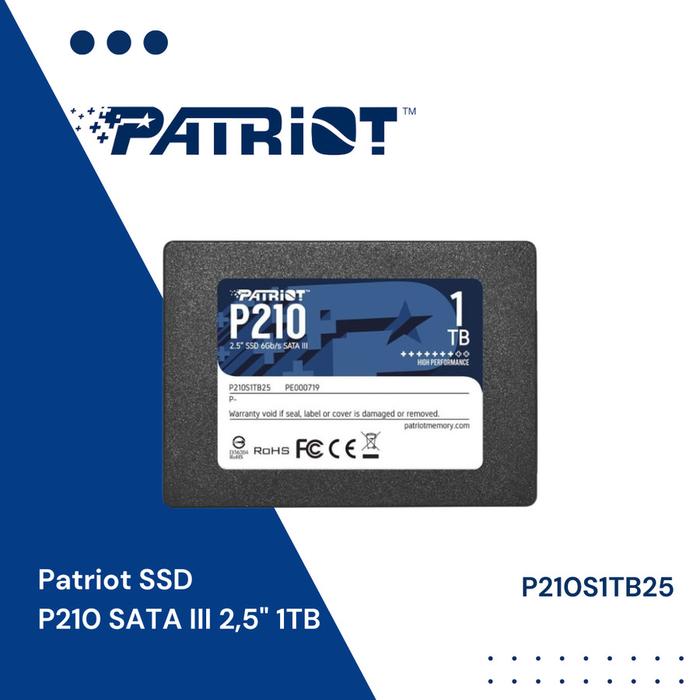 Patriot Ssd Sata Iii 1tb Promo Ssd Patriot P210 1tb Sata Iii TB