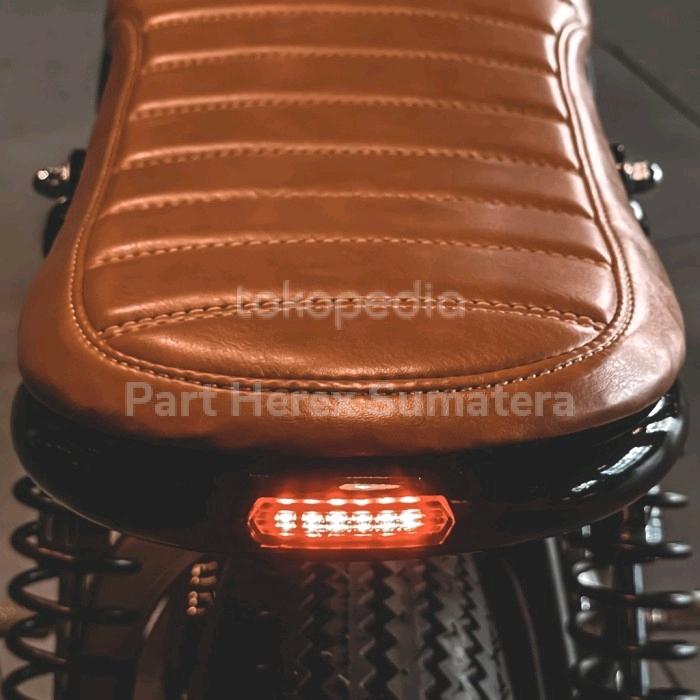 Gambar Stoplamp Motor Custom LED Lampu Rem Belakang Mini dari Part Herex Sumatera undefined Tokopedia