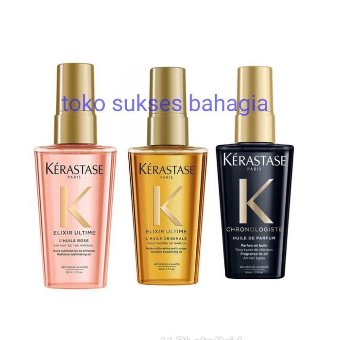 Gambar KERASTASE ELIXIR ULTIME ROSE 50ml serum oil rambut travel size L huile dari TOKO SUKSES BAHAGIA9 undefined Tokopedia
