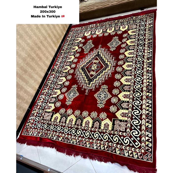 Gambar Hambal Turki 200x300 karpet murah besar jumbo - 10 dari milsashop undefined Tokopedia