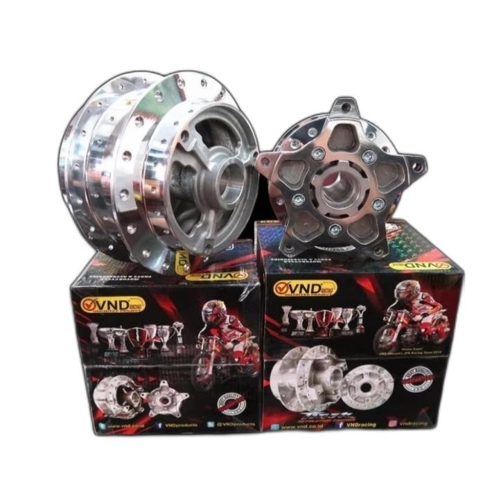 Gambar TROMOL SET DEPAN BELAKANG VND VIXION R/R15 ALL NEW VVA CROME ORIGINAL dari PUSAKA KJK 135CC undefined Tokopedia