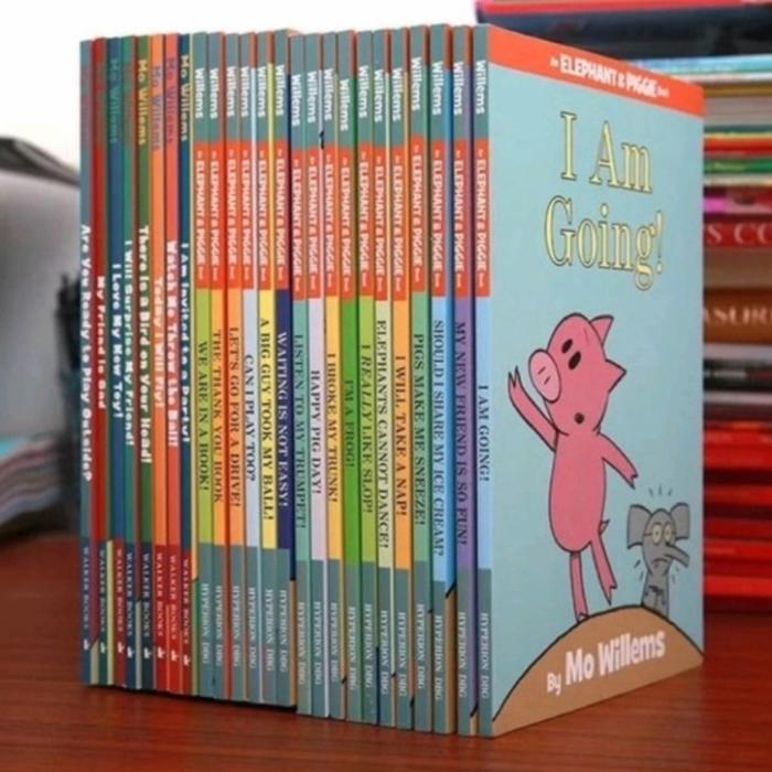 Gambar elephant and piggie 25 Books/set Mo Willems buku anak - 25 buku dari Toko buku inggris undefined Tokopedia
