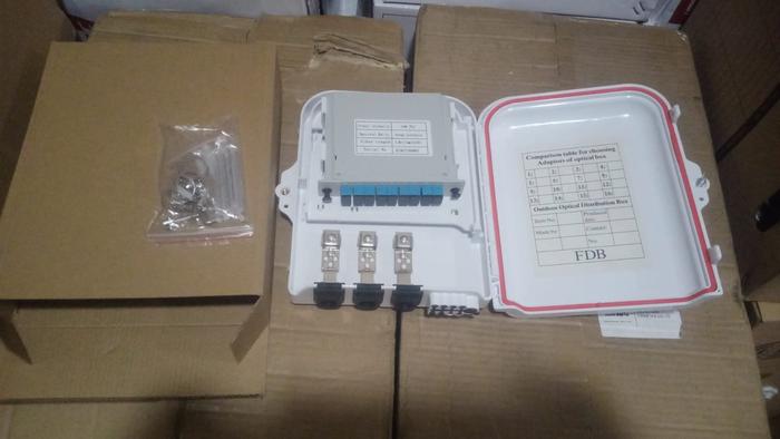 Gambar BOX ODP 8 CORE OUTDOOR TIPE BOX SPLITER - LENGKAP dari Imah Juan Shop undefined Tokopedia