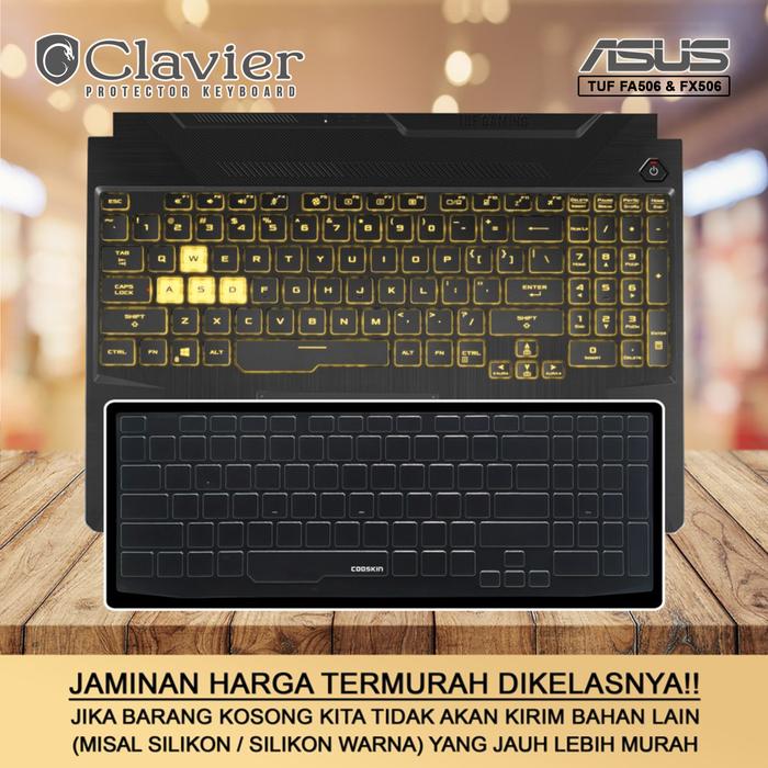Gambar Keyboard Protector Cover Asus TUF Gaming F15 FX506 FX506H FX506HF Tpu - TPU COOSKIN dari Clavier Care undefined Tokopedia