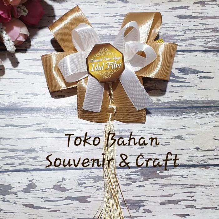 Gambar READY STOK!! aplikasi pita idul fitri hias jadi/tempel/parcel,hampers - model E dari TOKO BAHAN SOUVENIR & CRAFT undefined Tokopedia