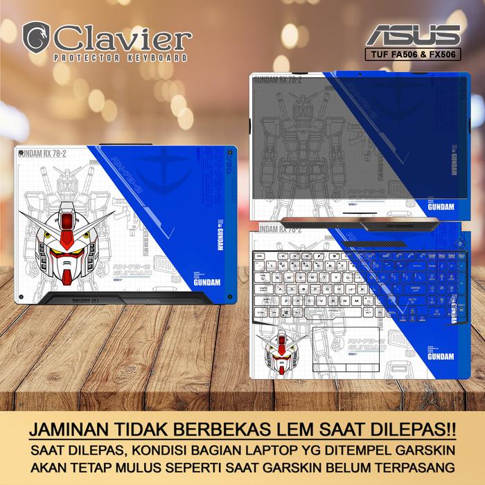 Gambar Cover Garskin Laptop Asus TUF Gaming F15 FX506 FX506H FX506HF Bening - FULLBODY dari Clavier Care undefined Tokopedia