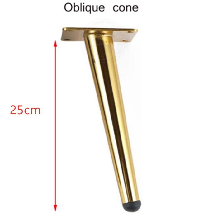 Gambar Kaki Sofa Miring Anti-Rust Kaki Sofa Besi Gold Kaki Kursi Besi Cor - 25cm dari Momen Hati undefined Tokopedia