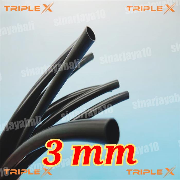 Gambar selang pembungkus kabel pelindung kabel selongsong anti panas pvc tube - 3mm dari sinarjayabali undefined Tokopedia