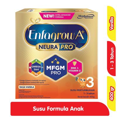 Gambar Enfagrow A+ 3 Susu Formula 1-3 Tahun Vanila 400 g dari Toserba Yassir undefined Tokopedia