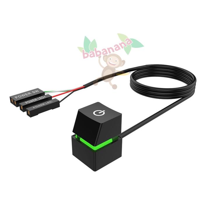 Gambar Kabel Front Panel Switch Power Reset Button untuk PC CPU Komputer - POWER HIJAU dari babanana store undefined Tokopedia