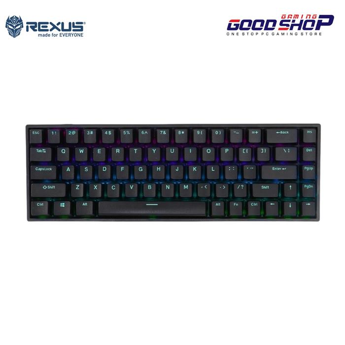 Gambar Rexus Daiva D68SF MAX - Gaming Keyboard - Hitam, Brown Switch dari GamingGearIndo undefined Tokopedia