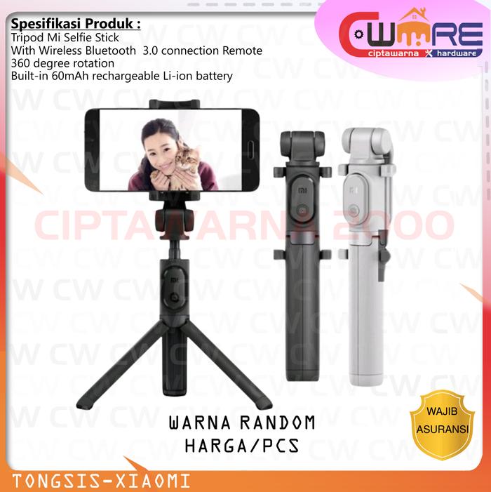 Gambar Tongsis ORIGINAL XIAOMI / HONOR Mi Selfie Stick Tripod Bluetooth Vlog - Tripod dari Ciptawarna2000 Home Living undefined Tokopedia