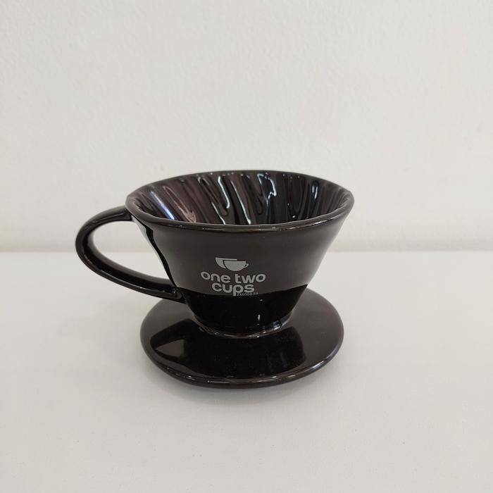Gambar V60 Coffee Dripper Filter Kopi Glass Keramik ceramik 01 One Two Cups - Merah dari Agra Pangan Sulawesi undefined Tokopedia