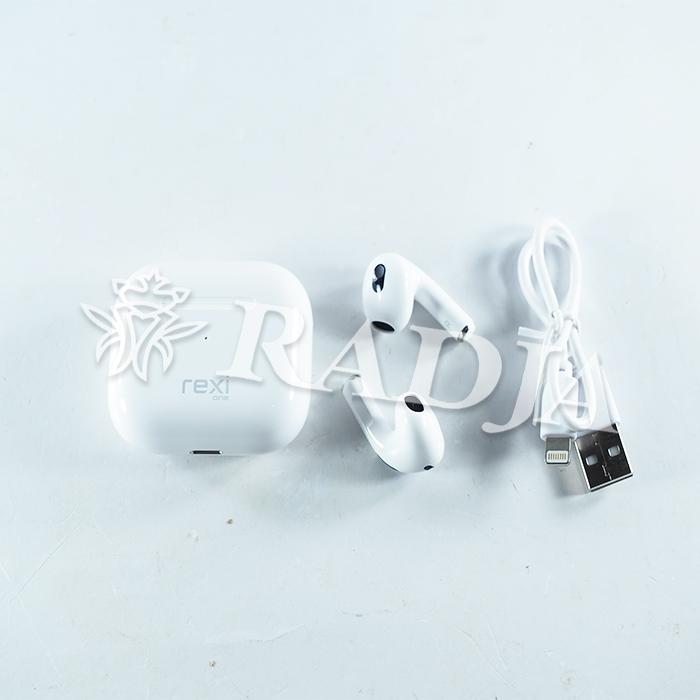 Gambar Rexi Headset Bluetooth TWS Earbuds Double Deep Bass HD Stereo WA03 - Putih dari Radja Gadget Online undefined Tokopedia