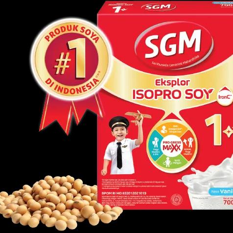 Gambar SGM Eksplor ISOPRO SOY 1 Plus 700 Gr - VANILLA dari TOKO SHANK Tokopedia undefined Tokopedia