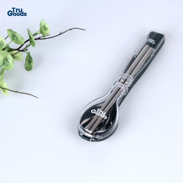 Gambar Cutlery Set Pocket / Alat makan set Tru Goods Bundle - 2 pcs - Green dari Tru Goods_NEW undefined Tokopedia