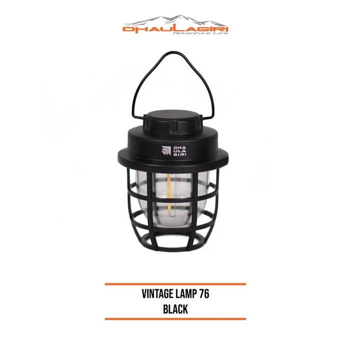Gambar Lampu Camping Dhaulagiri Vintage Lamp 76 - Black dari Kayak Outdoor undefined Tokopedia