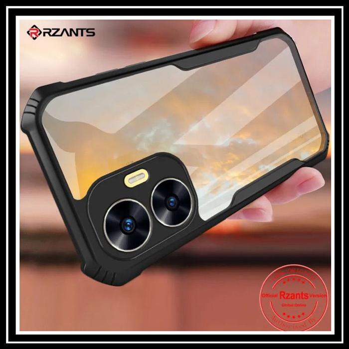 Gambar REALME C55 4G 2023 RZANTS BLADE HARD SOFT CASE CLEAR COVER CASING PC - REALME C55 4G, Hitam dari Best Accesories Hp undefined Tokopedia