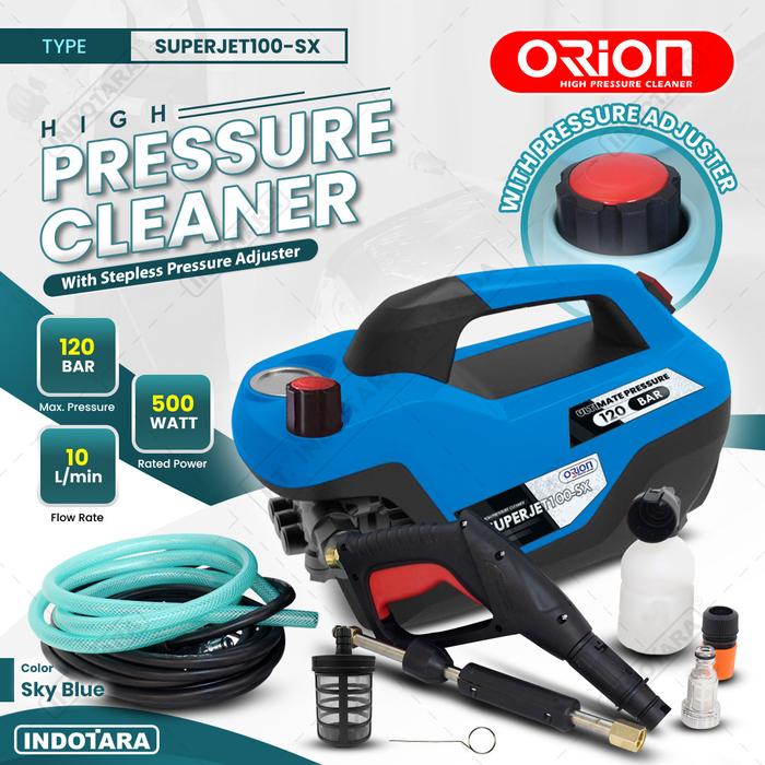 Gambar Jet Cleaner - Orion Superjet100SX Dengan Fitur Pengatur Tekanan Air - Sky Blue dari PT. Indotara Persada undefined Tokopedia