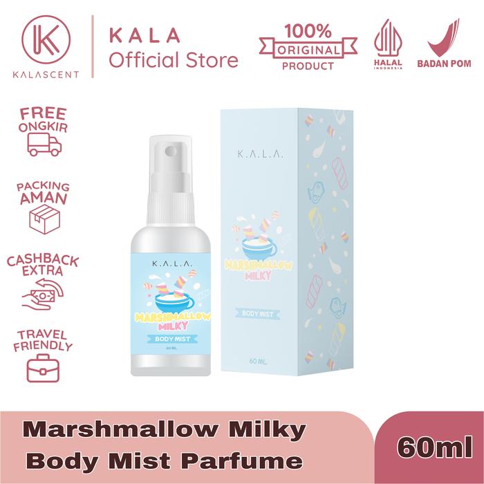 Gambar KALASCENT Body Mist Parfum 60ml Spray Parfume - Marshmallow  dari kalabeauty_id undefined Tokopedia