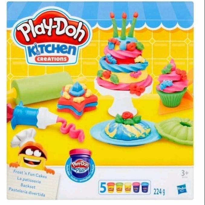 Gambar Playdoh Frost Fun Cakes La Patisserie Kitchen Creation Play-Doh Mainan dari SteampowFIN undefined Tokopedia