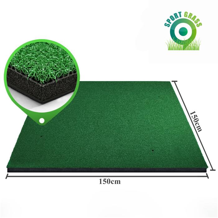 Gambar Karpet Driving Golf Mat Whitey ( Helipad ) 100Cm x 100Cm Fee Tee Golf - Polos, 100Cm x 100Cm dari Sport Grass undefined Tokopedia