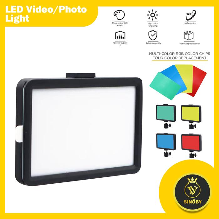 Gambar Sinoby Video Square Light RGB Adjustable Color Lampu LED dari Sinoby undefined Tokopedia