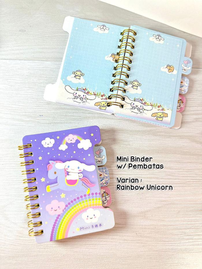 Gambar MINI MEMO RING NOTEBOOK DENGAN PEMBATAS MOTIF SANRIO KUROMI CINNAMOROLL MY MELODY - RAINBOWUNICORN dari HUIHUI SHOP_NEW undefined Tokopedia