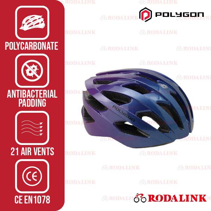 Gambar Polygon Helm Sepeda Road Bike Axel | Helm Sepeda Balap - Red, L dari Rodalink Indonesia undefined 5 Tokopedia