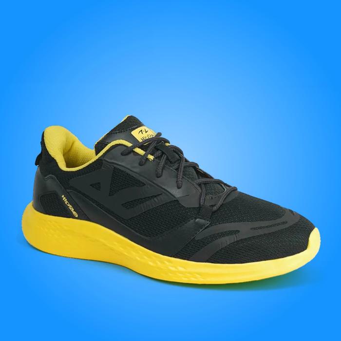 Gambar Sepatu Sneakers Pria Hipzo H 01 Original Sport Olahraga Running Lari - Hitam Kuning, 43 dari Hipzo Official undefined Tokopedia
