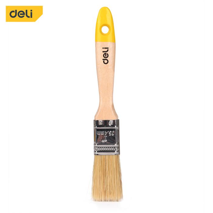 Gambar Deli Kuas Cat Gagang Kayu Ukuran 1 / 2 / 3 / 4 Inch EDL50912X - 1 Inch dari Deli Tools Official undefined Tokopedia