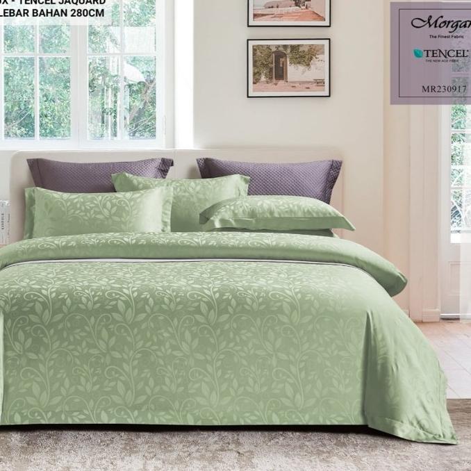Gambar BEDCOVER BED COVER SET SPREI SUTRA TENCEL JACQUARD IMPORT MR-0386 - 180x200, 30cm dari frans official1 undefined Tokopedia