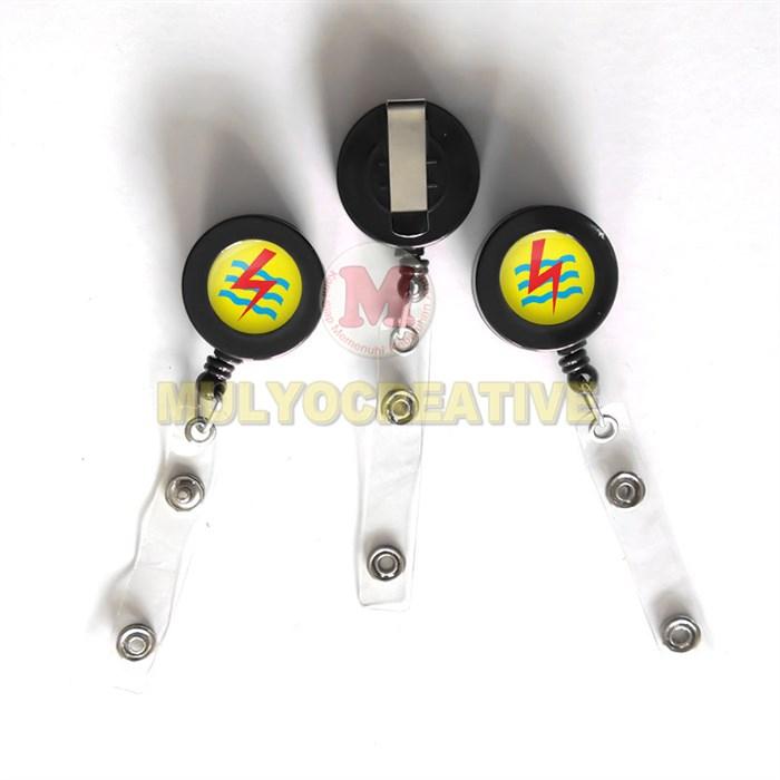 Gambar ID Card Yoyo PLN Gantungan ID Card Holder Logo PLN - Hitam, Yoyo ID Card dari Mulyocreative co id undefined Tokopedia