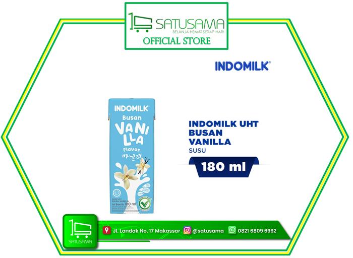 Gambar INDOMILK SUSU UHT - VANILA 180 ML dari satusamaonline undefined Tokopedia