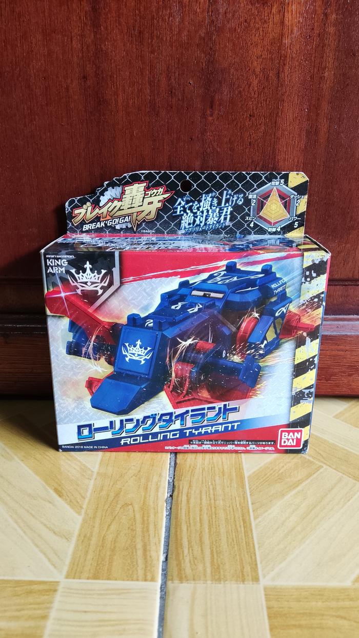 Gambar Crush Gear Break Go Ga Bandai Original CrushGear - Tyrant Blue dari ZaviraMart undefined Tokopedia