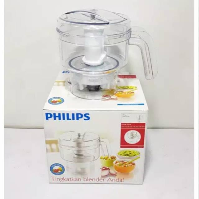 Gambar Chopper blender Philips HR2115 HR2116 HR2939-gelas giling bumbu daging - Dengan Gagang dari OborBaru undefined Tokopedia