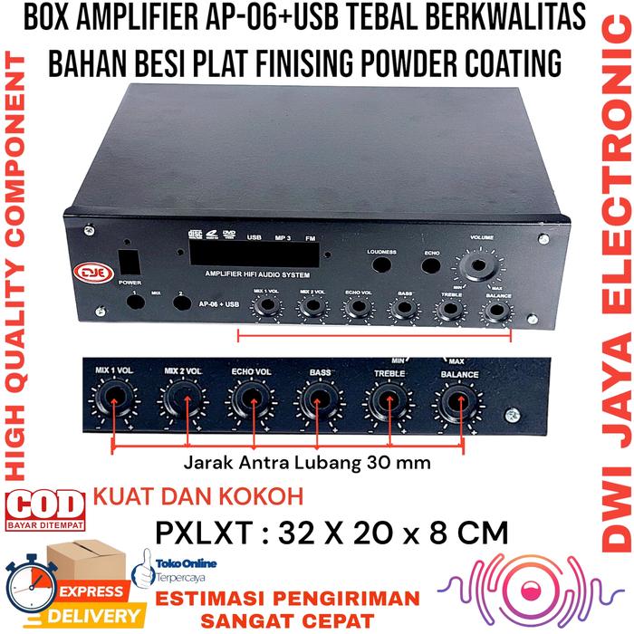 Gambar BOK Power MAX AP 06 USB Muat 10 Amper +Perlengkapan Asesoris - BOX AP 06 AJA dari DWI JAYA TEKNIK ELECTRONIC undefined Tokopedia
