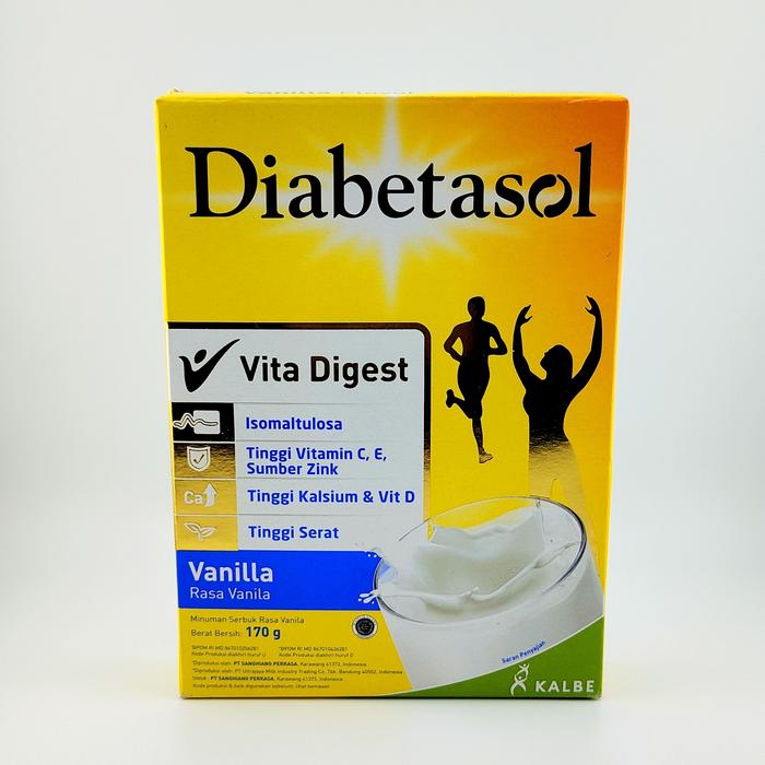 Gambar Diabetasol Vanilla 170/570 Gr - 170 Gr dari Apotek Prima Madiun undefined Tokopedia