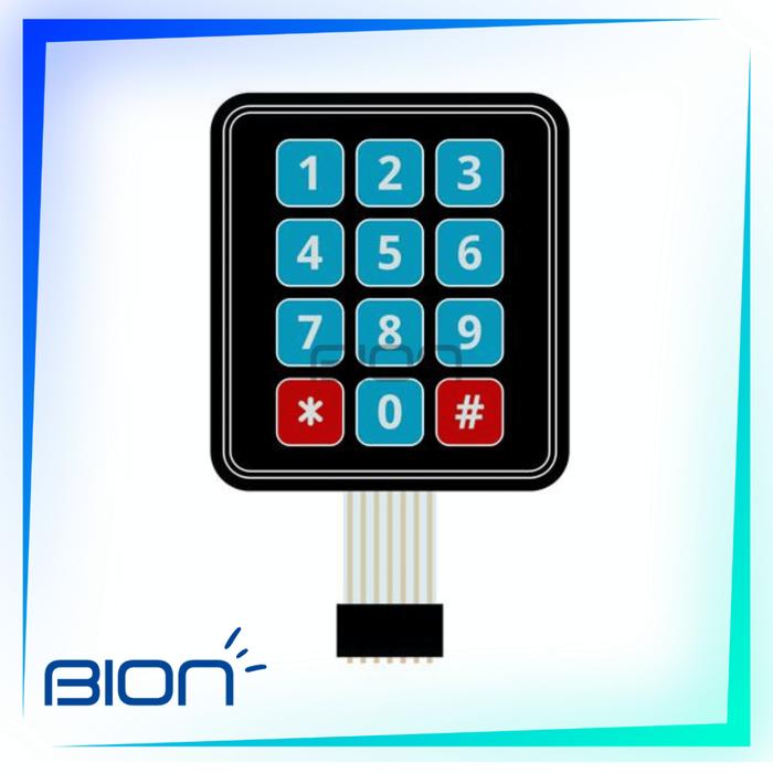 Gambar KEYPAD 4x4 Matrix Membrane Keypad for Arduino Membran Module Array - 3x4 dari BION.ID undefined Tokopedia