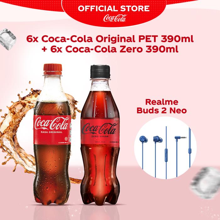 Gambar Coca-Cola x Realme Buds Neo Bundling PET 12x250ml dari Coca-Cola Indonesia undefined Tokopedia