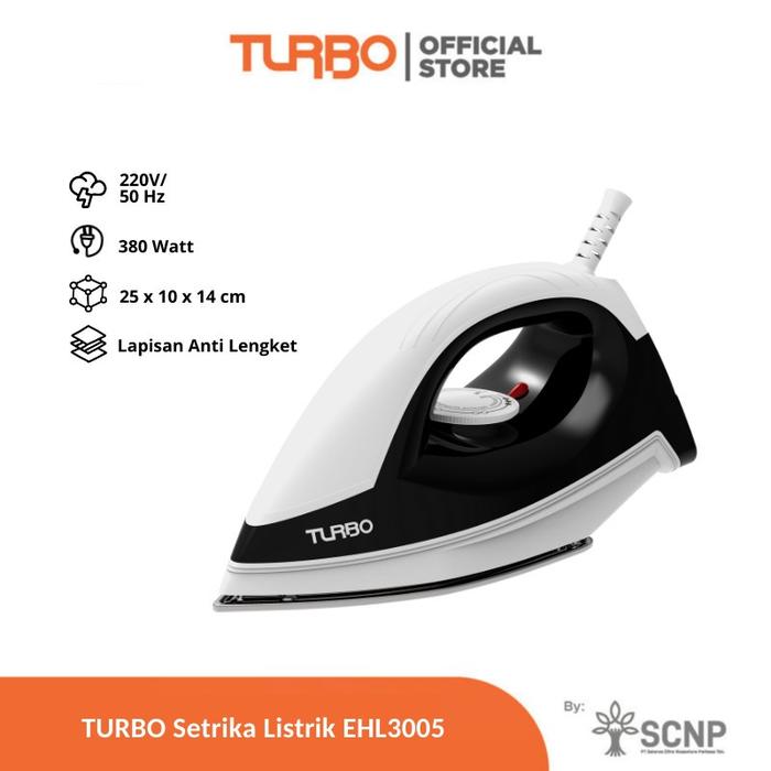 Gambar TURBO Setrika Listrik - EHL3005 - Hitam dari amac electronic store undefined Tokopedia