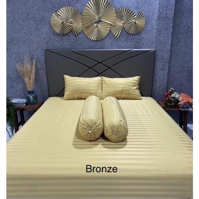 Gambar Terbaru Sprei Micro Tensel / Mikro Tensel 200X200 180X200 160X200 - BRONZE, 180x200x20 dari El Khoir Store undefined Tokopedia