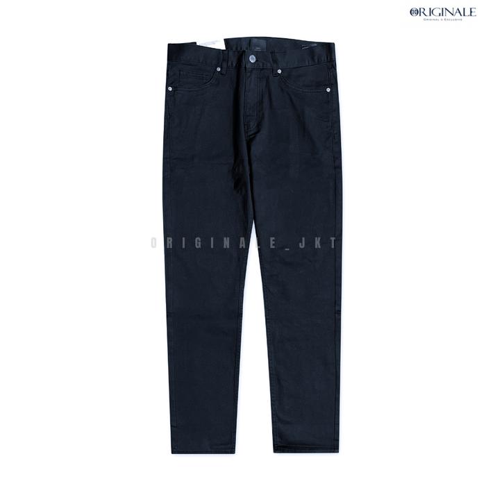 Gambar Celana pria Slim Fit Cotton Twill Trousers by HM - Dark Navy, 34 dari ORIGINALEJKT undefined Tokopedia