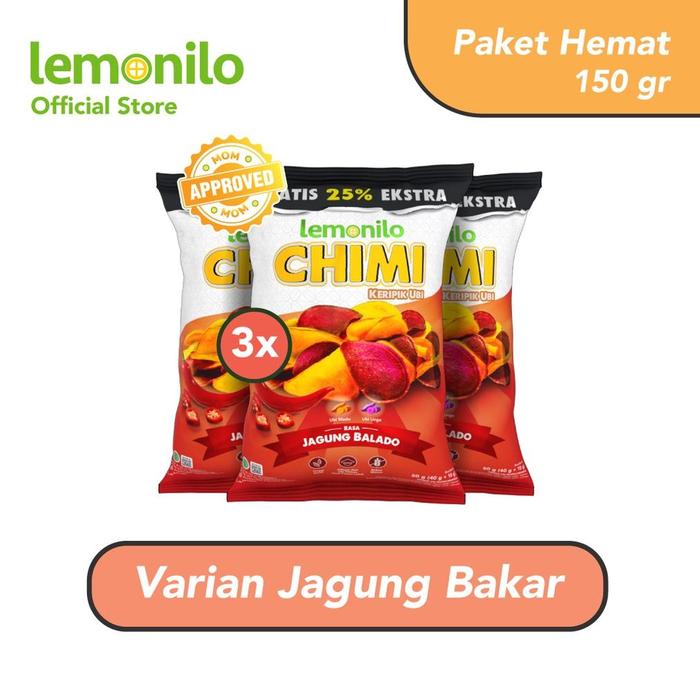 Gambar 3 Pcs Lemonilo Chimi Ubi Jagung Balado 50G dari EvanyPurwashop undefined Tokopedia