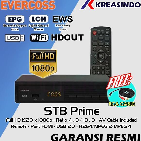 Jual Evercoss Megabox Prime Stb Set Top Box Penerima Signal Tv