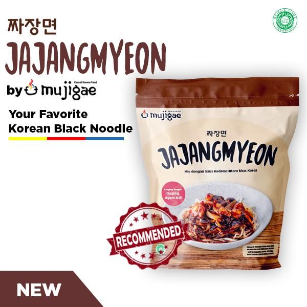 Gambar Mujigae Jajangmyeon Mie Dengan Saus Kedelai Hitam Khas Korea 330gr dari Fawaz_Market undefined Tokopedia