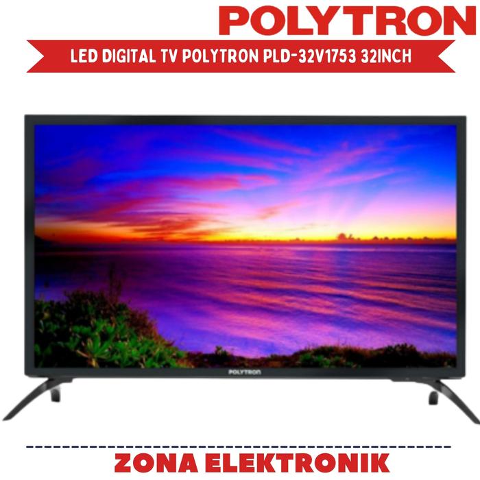 Gambar LED Polytron TV Digital 32 inch PLD-32V1753 Televisi Full HD dari Zona Elektronik 12 undefined Tokopedia