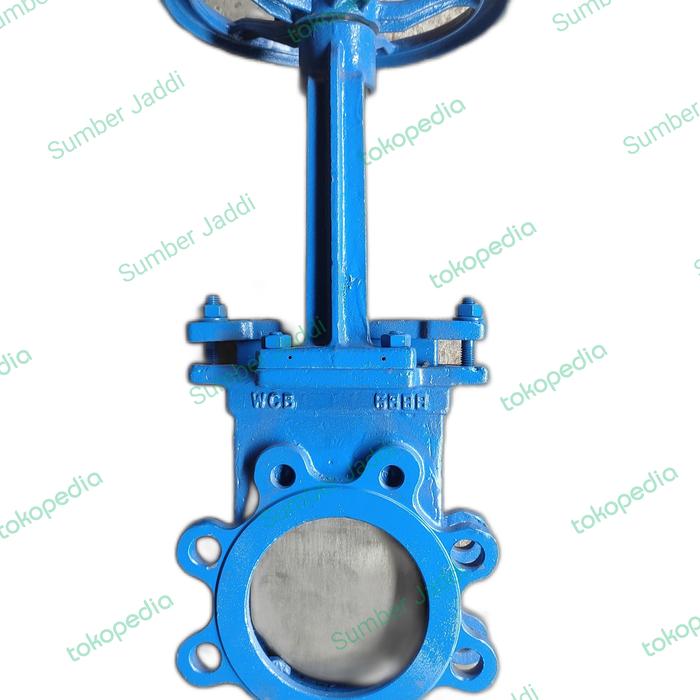 Jual KNIFE GATE VALVE WAFER TO JIS 10K BODY WCB BESI "YONE" SIZE 4